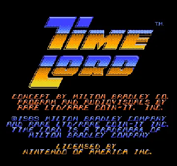 Time Lord (USA) screen shot title